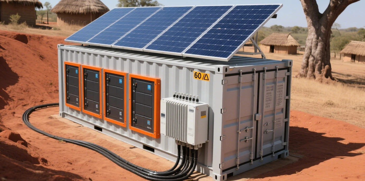 portable solar container
